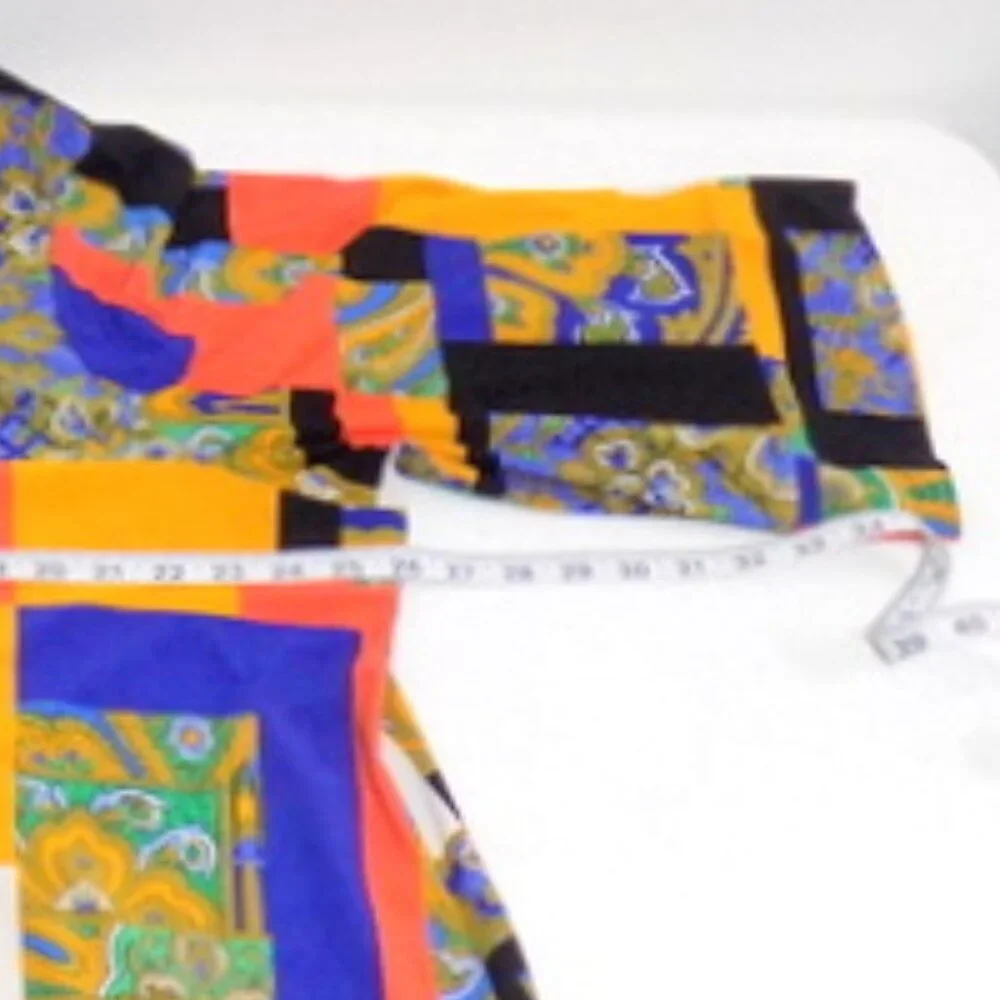 Jones Studio Women’s Wearable Art Multicolor Abstract 3/4 Sleeve Top – Size: 2X - Picture 6 of 11